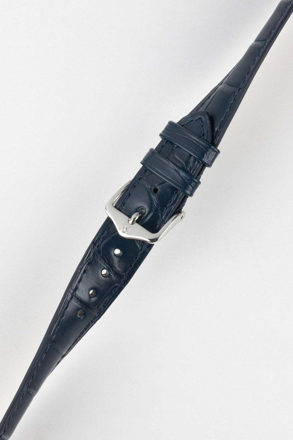 Alligator Leather Watch Strap in BLUE