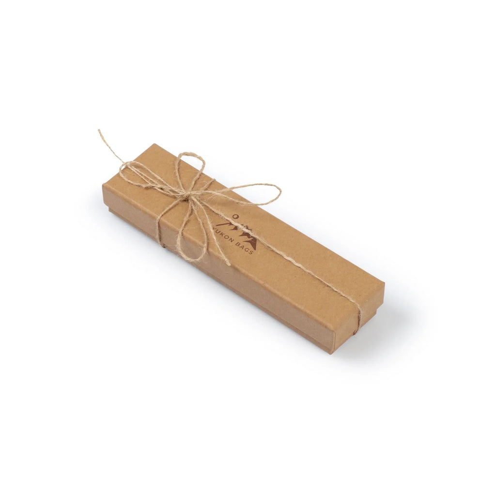 Eco-friendly kraft paper box with twine, ideal for watch strap packaging gift